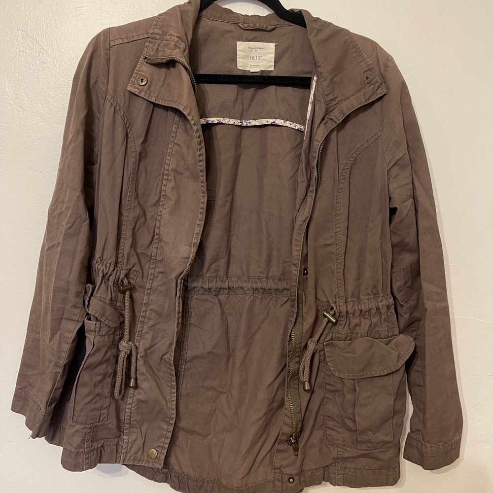 Greenish Brown Utility Jacket - M